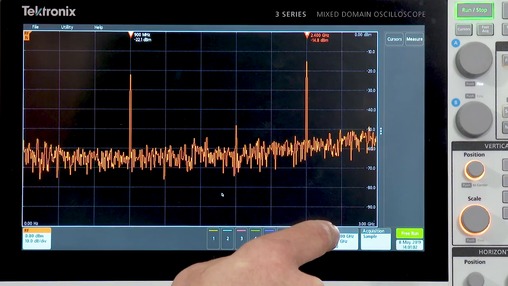 3 Series MDO Integrated Spectrum Analyzer