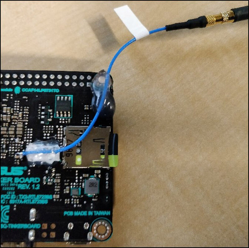 connecting to micro-components for power rail measurements