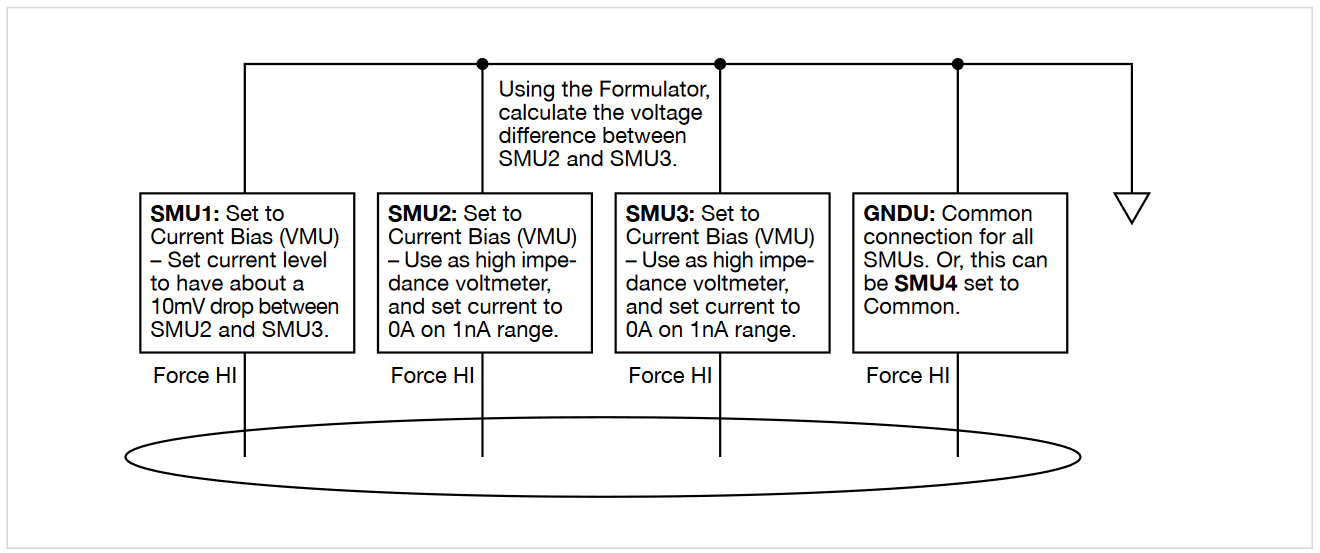 CVU connections for two-wire sensing.